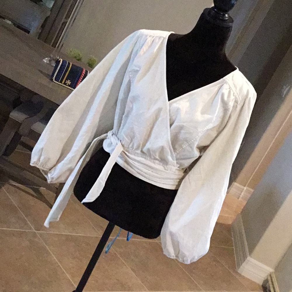 Free People Sophie Crop Wrap top, XL, NWT